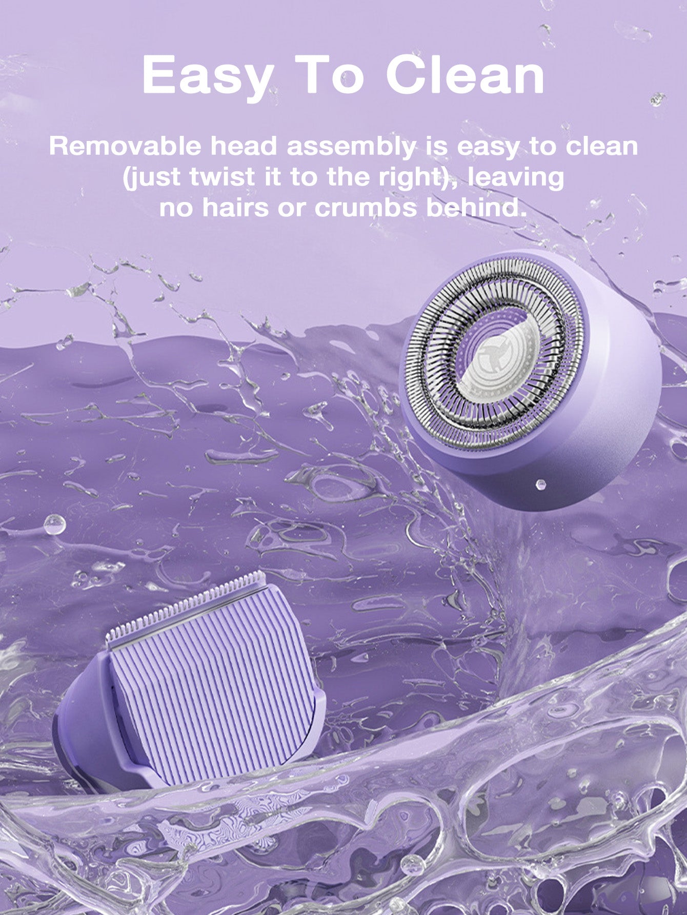 Dual-Head Cordless Women's Hair Remover